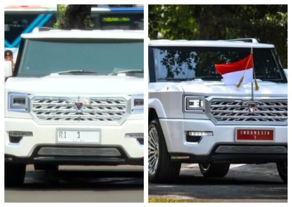 Mobil Kepresidenan Prabowo Ganti Plat Nomor