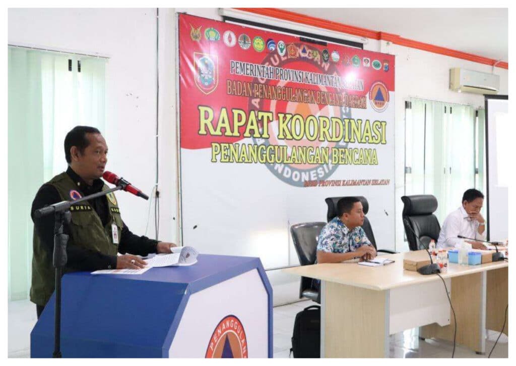 BPBD Kalsel Gelar Rapat Koordinasi Pasca Status Siaga Darurat Kebakaran Hutan