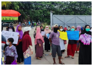 Dianggap Mengganggu Ketenangan, Warga Cikande Geruduk Pabrik Hebel