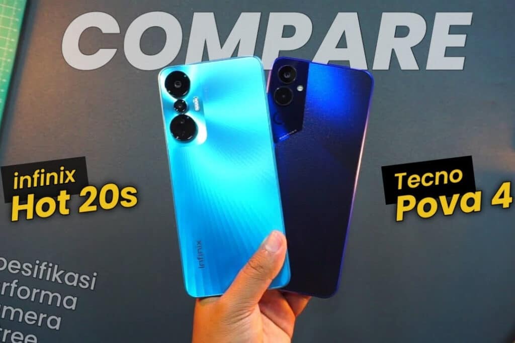 Infinix Hot 20s Vs Tecno Pova 4, Harga Sama Tetapi Spesifikasi Gacor Mana?