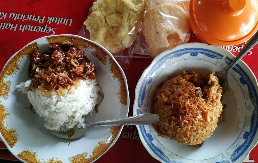 Nasi Jagal khas Tangerang disukai karena rasanya yang lezat. (Yok)