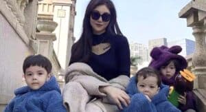 Sosok Li Cantik Kaya Punya Anak Kembar Tiga Tanpa Suami