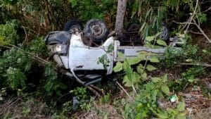 Pikap Terjung ke Juarang, di Blitar, Pengemudi dan Kernet Selamat