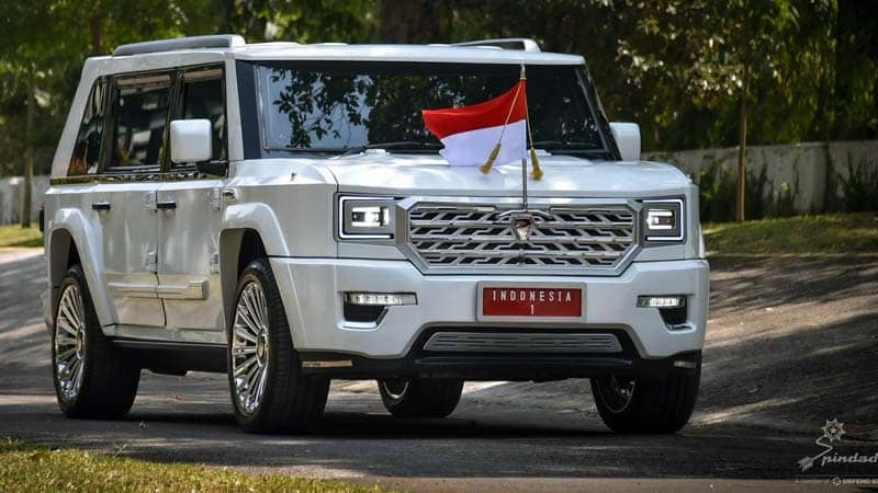 Mobil Maung Garuda disiapkan menjadi kendaraan dinas anggota Kabinet Merah Putih. (Instagram PT Pindad)