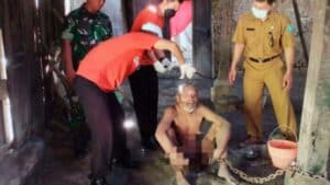 ODGJ Juga Manusia Dirantai Besi Puluhan Tahun di Ponorogo