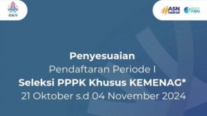 Pendaftaran PPPK Kemenag 2024 Dibuka sampai 4 November, Berikut Cara dan Syaratnya