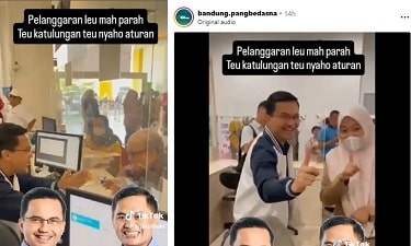 Foto Calon Bupati Bandung Sahrul Gunawan dan ASN yang dilaporkan ke Bawaslu. (Ist)