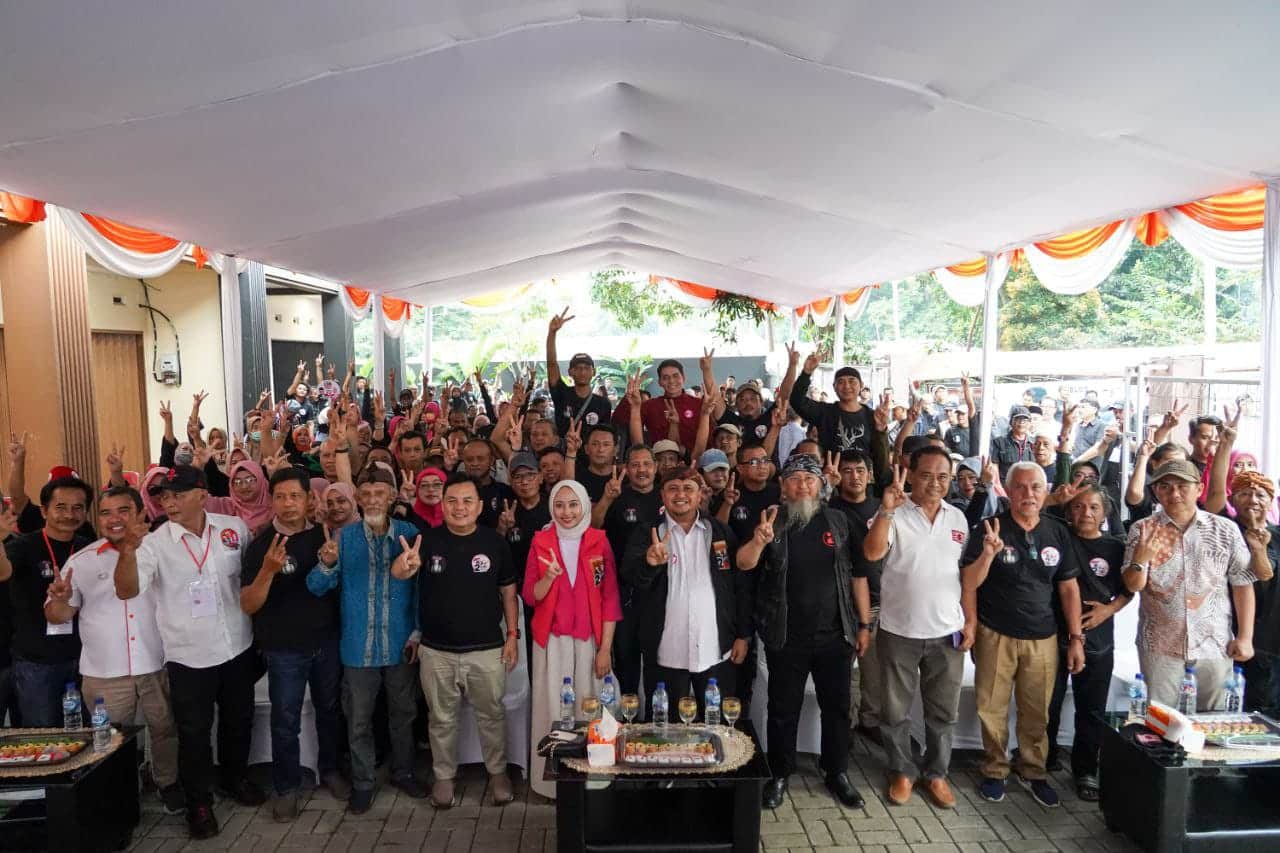 Badani mendeklarasikan dukungannya untuk Atang-Annida sebagai Wali Kota dan Wakil Wali Kota Bogor periode 2024-2029 (Nicho)