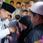 Atang Trisnanto menggelar doa bersama, istigosah, dan tahlil bersama santri dan para kyai di Sekber Kota Paris. (Ist)