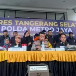 Polres Tangsel gelar jumpa pers kasus pencabulan murid SD. (Ist)