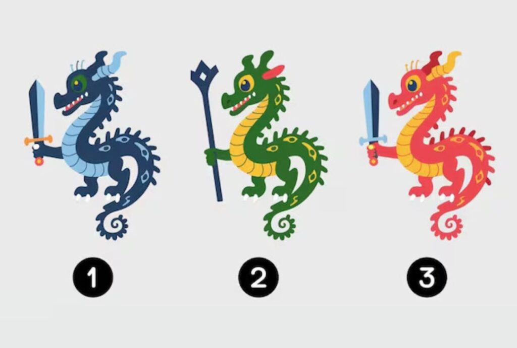Tes Visual : Pilih Satu Naga untuk Mengetahui Apa yang Mengganggu Anda Saat Ini