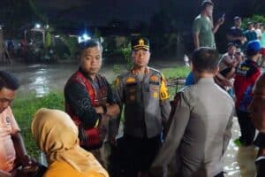 Selain Pantau Banjir, Kapolres Tebing Tinggi dan Pj Walikota Pimpin Pencarian Korban Hanyut