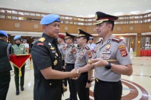 Kapolresta Bogor Kombes Bismo Dianugerahi Brevet Kehormatan Paspampres Setia Waspada