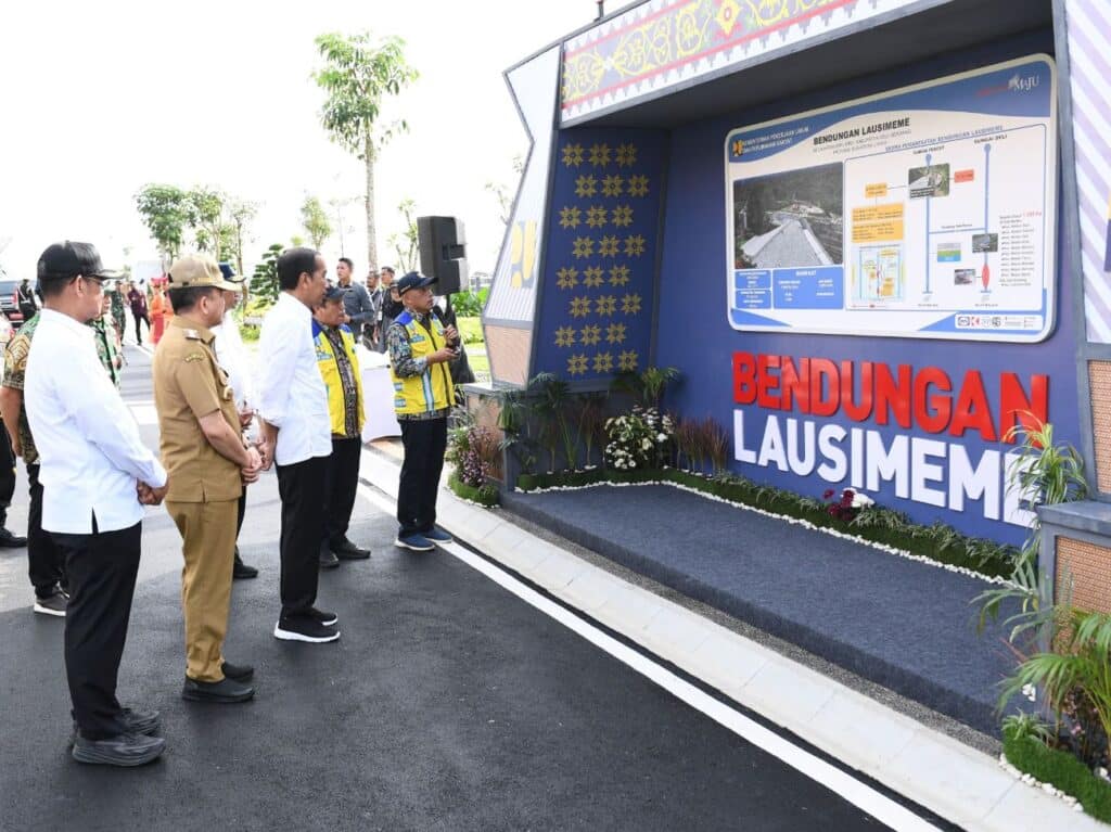 Presiden Jokowi Resmikan Bendungan Lau Simeme Sumatera Utara