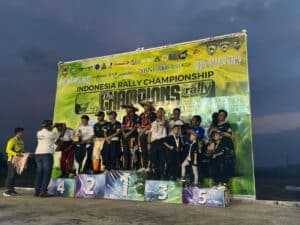 Rihan Variza dan Fahrezi Fadh Raih Juara Nasional di Kejurnas Rally 2024