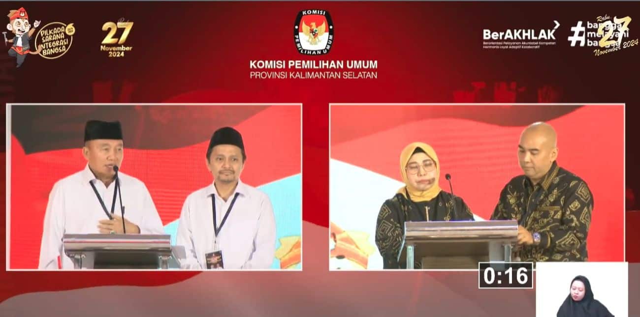 debat gubernur kalsel