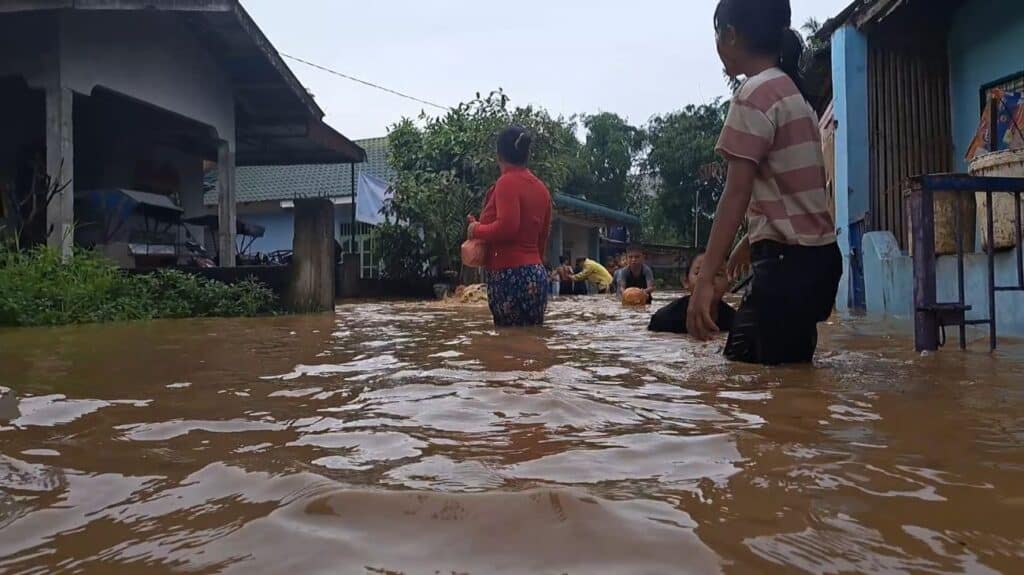 Air Sungai Padang Meluap, Ribuan Rumah di Tebingtinggi Terendam