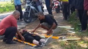 Tabrakan vs Pajero, 4 Pengendara Motor Ponorogo ini Bisa Cacat