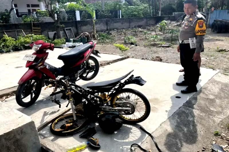 Persiapan Balapan Remaja Blitar Tabrak Petani ke Sawah
