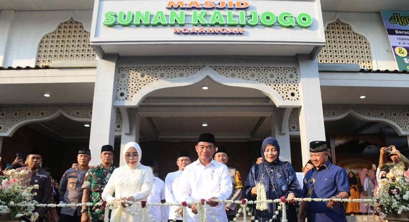 Masjid Sunan Kalijogo Grobogan Diresmikan Menko PMK