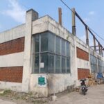 Pembangunan Pasar Munjul Jakarta Timur mangkrak. (Aldi)