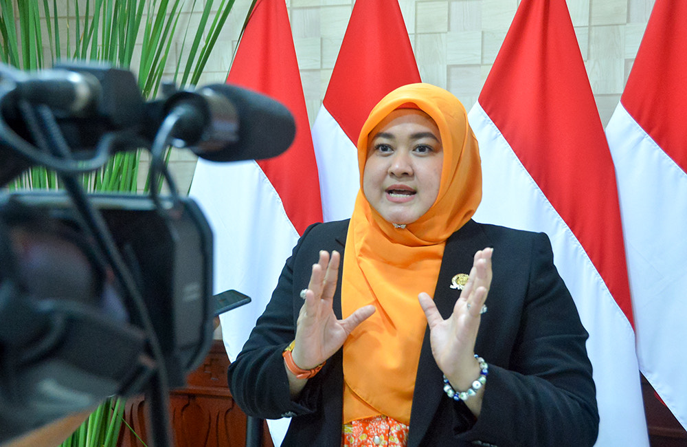 Anggota DPRD DKI Jakarta Nabilah Alhabsyi. (Aldi)