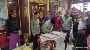 Ratu Dewa dan Prima Salam Tandatangani 9 Point Fakta Integritas Kebudayaan