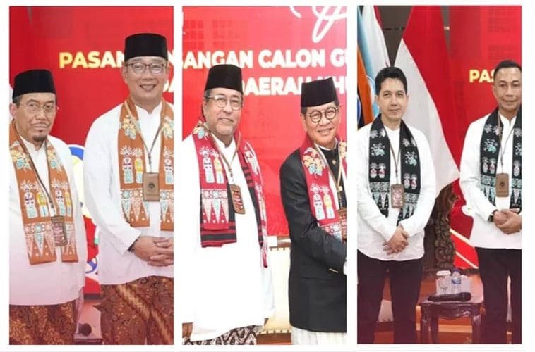 Tiga paslon Pilgub DKI Jakarta siap ikut debat perdana di JIEKpo Kemayoran Jakarta Pusat. (Ist)