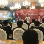 Calon Wakil Walikota Bekasi Abdul Harris Bobihoe hadiri acara yang digelar PKN. (Eka)