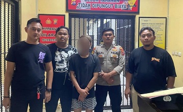 Petugas Satresnarkoba Polres Serang ringkus sopir jadi pengedar sabu. (Ist)
