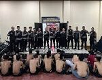 Puluhan pelajar diamankan petugas Polres Jakarta Pusat saat hendak tawuran. (Ist)