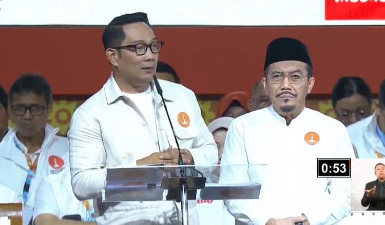Paslon Ridwan Kamil - Suswono. (Ist)