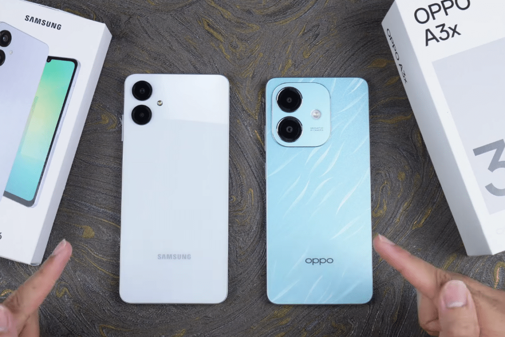 Adu Spesifikasi Samsung Galaxy A06 vs Oppo A3x, HP Harga Murah Tahun 2024