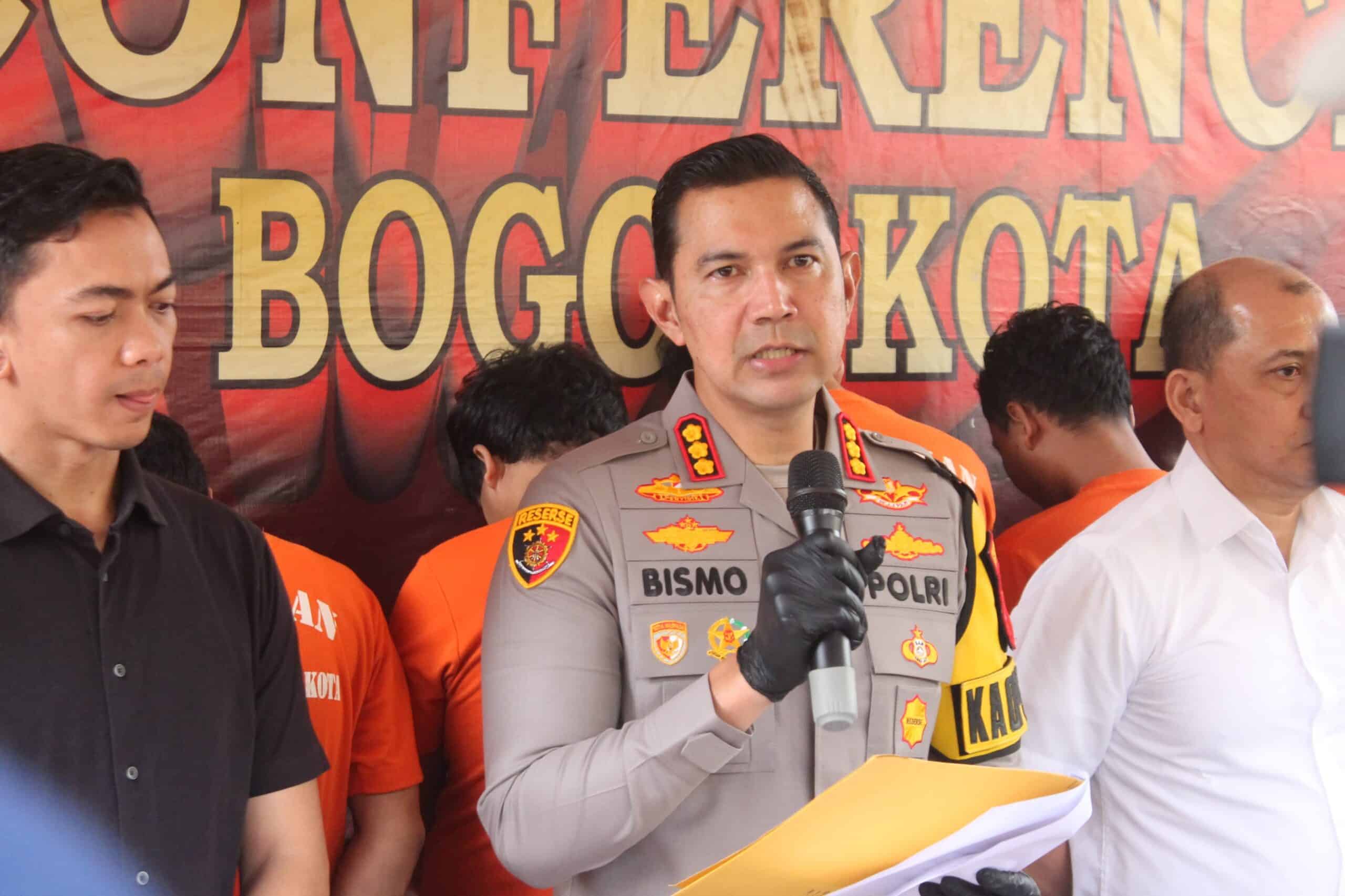 Kombes Bismo Teguh Prakoso, dalam konferensi pers di Mako Polresta Bogor Kota (KIS/NICKO)