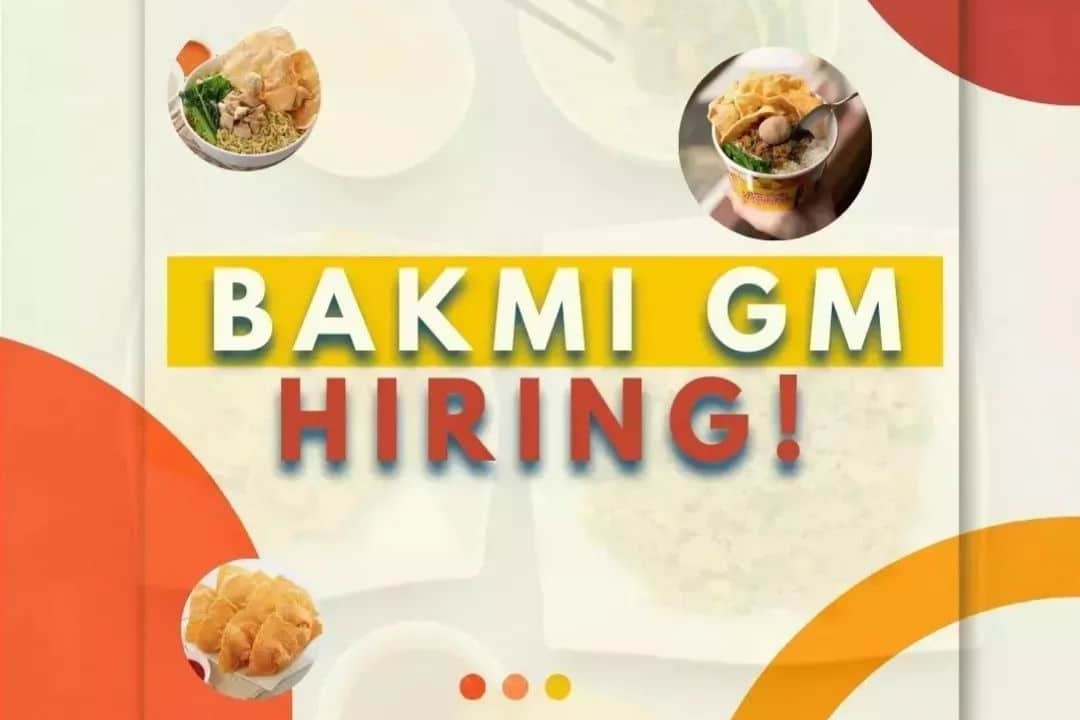 Bakmi GM Buka Loker Lulusan SMA dan SMK di Jabodetabek dan Bandung