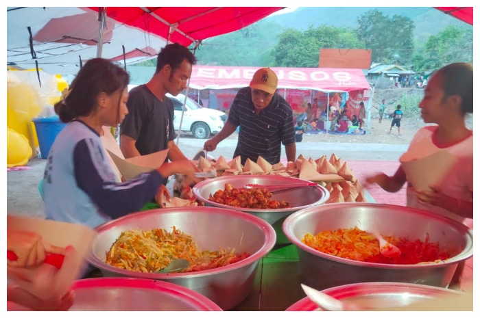 Kemensos Sediakan Tenda Laundry dan Dapur Kreasi untuk Penyintas Erupsi Lewotobi