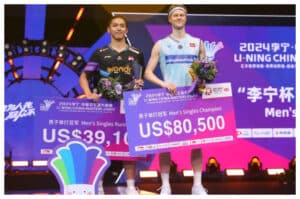 Jonatan Christie Takluk di Final China Masters 2024, Antonsen Juara