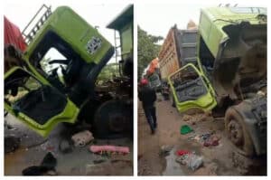 Warga Geruduk Truk PT. DUTA Usai Tabrak Anak Kecil di Selembaran PIK