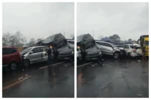 BREAKING NEWS! Insiden Kecelakaan di Tol Purbaleunyi, Petugas Evakuasi Kendaraan