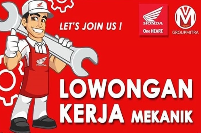 Honda Buka Loker Lulusan SMA dan SMK Jadi Mekanik di Bandung