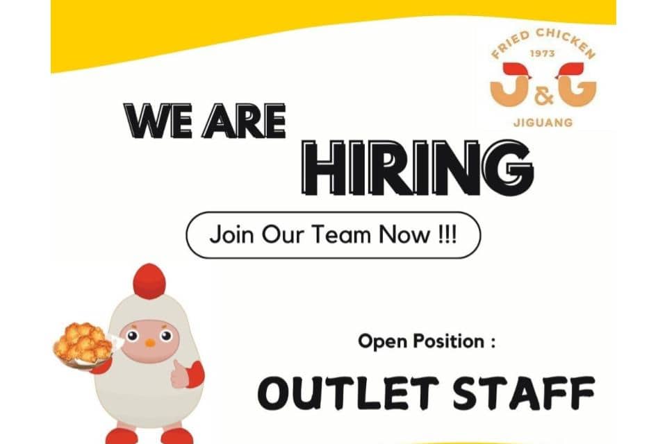 Jiguang Fried Chicken Buka Loker Lulusan SMA dan SMK Jadi Staff di Jakarta