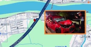 Sopir Mengantuk Brio Tabrak Truk Warga Jombang Mengalami Luka-luka