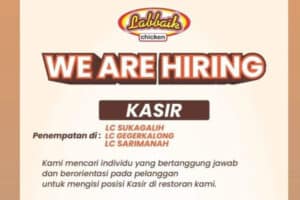 Labbaik Chicken Buka Loker Lulusan SMA dan SMK Jadi Kasir di Bandung
