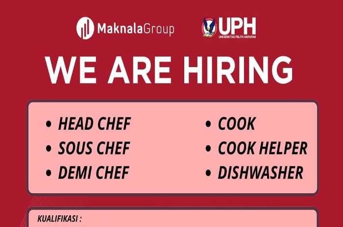 Maknala Group Buka Loker 6 Posisi Lulusan SMA, SMK dan D3 di Tangerang