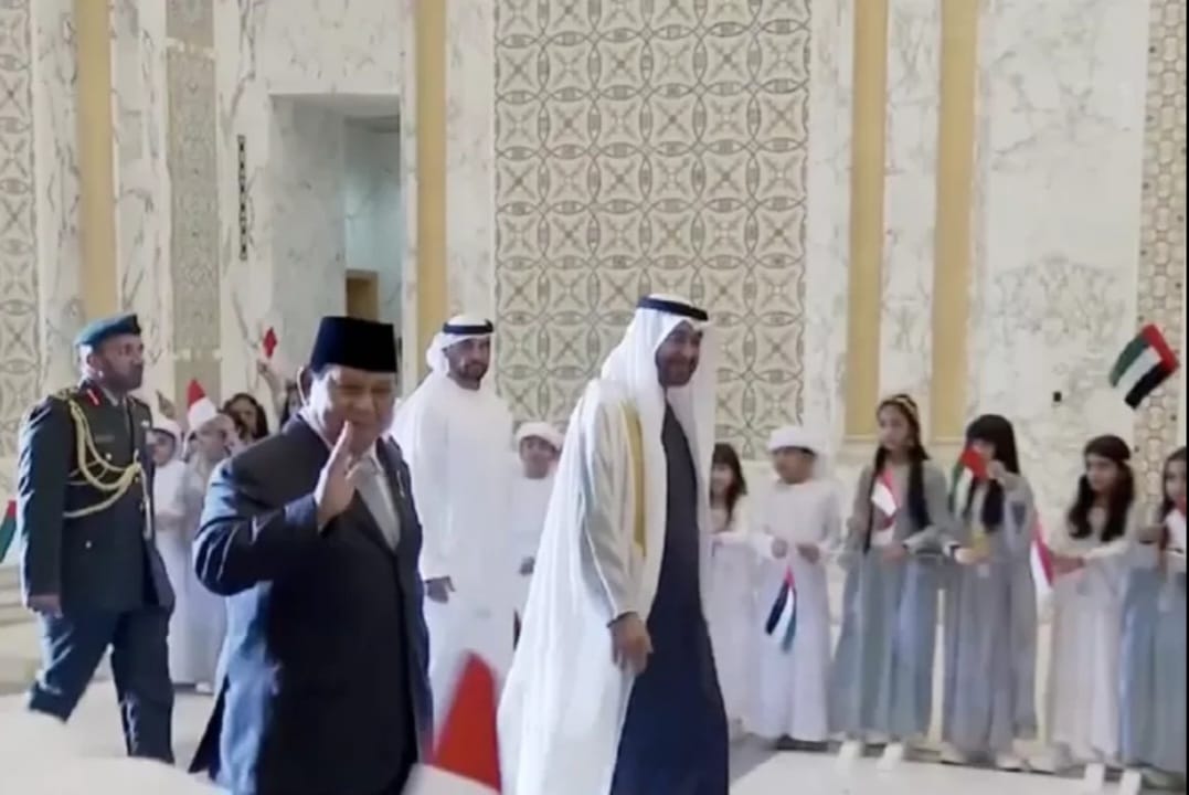 Prabowo di Abu Dhabi