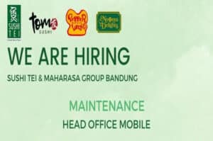 Sushi Tei Buka Loker Maintenance Khusus Pria Lulusan SMA dan SMK di Bandung