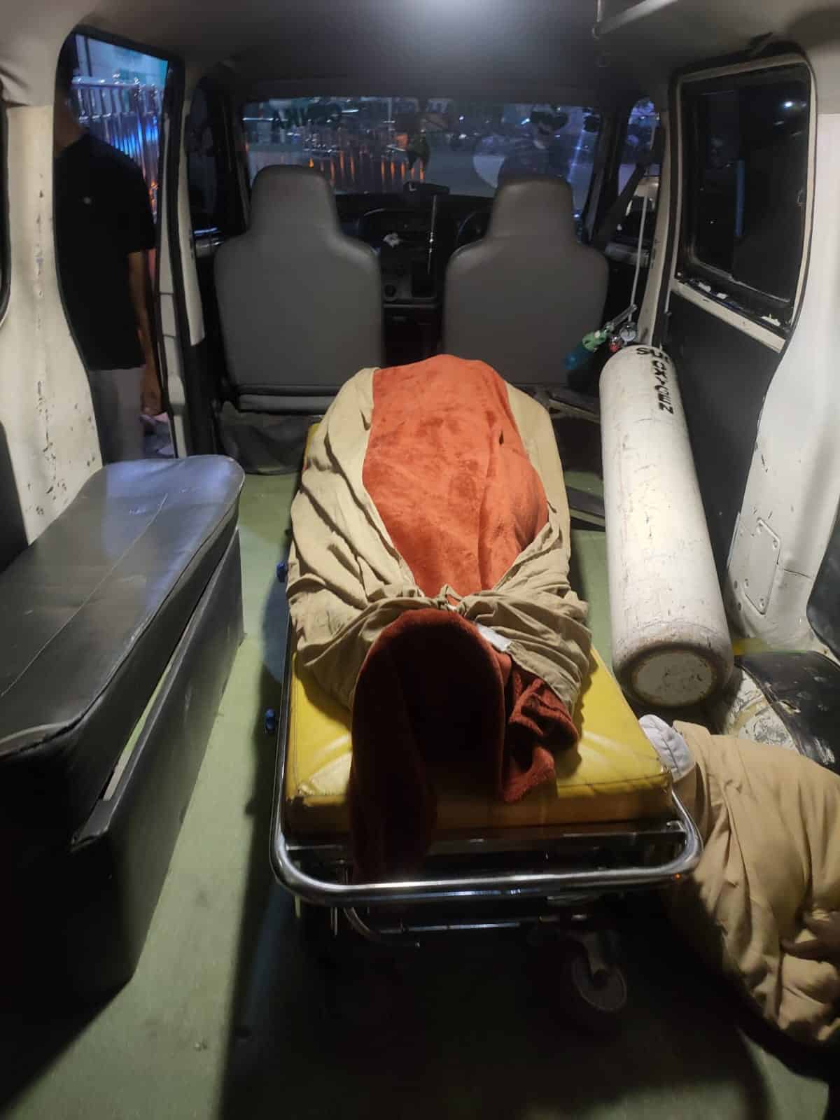 Pasien meninggal akibat ambulans terhambas bus di Bekasi. (tangkap layar Instagram)