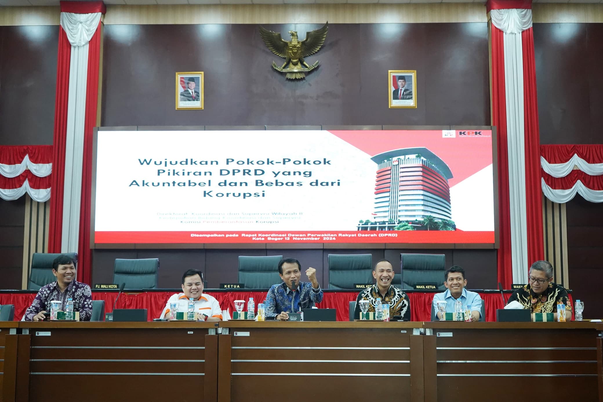 Kegiatan sosialisasi dan supervisi pencegahan korupsi oleh KPK bersama DPRD Kota Bogor (KIS/HUMPROPUB)