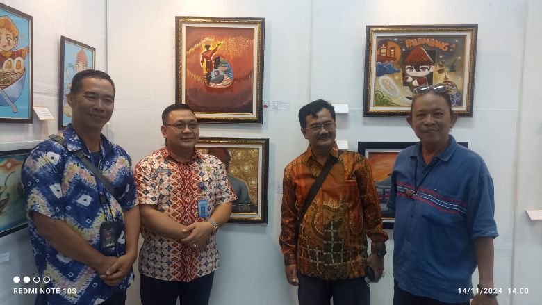 Pameran Seni Rupa Pelajar Sumatera Selatan, Laris Manis dan Dapat Apresiasi Tinggi