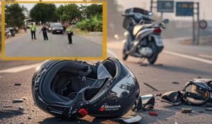 Kurang Perhitungan Menyalip Remaja Gresik Harus Menerima Kenyataan di Bawah Kolong Truk